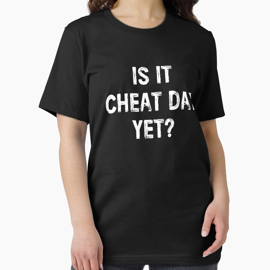 Is It Cheat Day Yet - Workout Gym Funny Saying by kamalasyakila