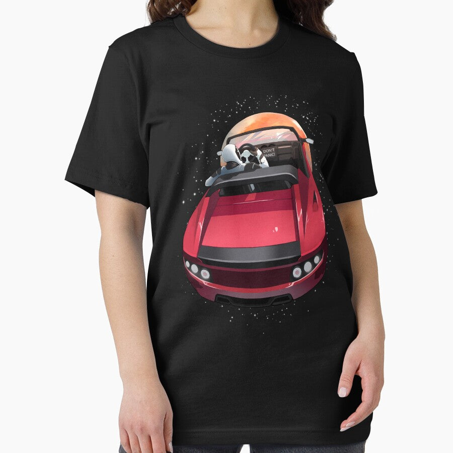 SpaceX Starman - Don't Panic - Tesla Roadster - Elon Musk by elonscloset