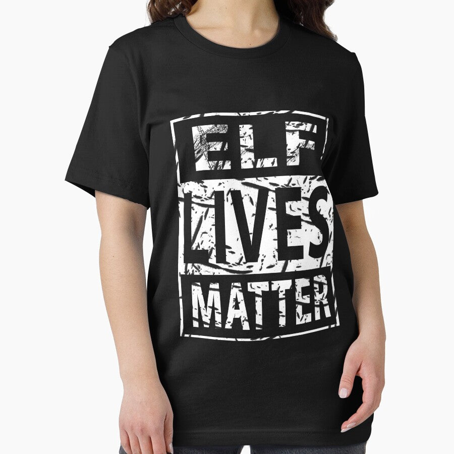 Elf Lives Matter Funny Christmas Design by T-ShirtRevolt