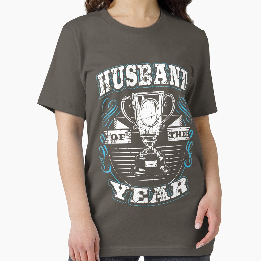 Cotton anniversary gift for husband - Husband of the year by Teezie82
