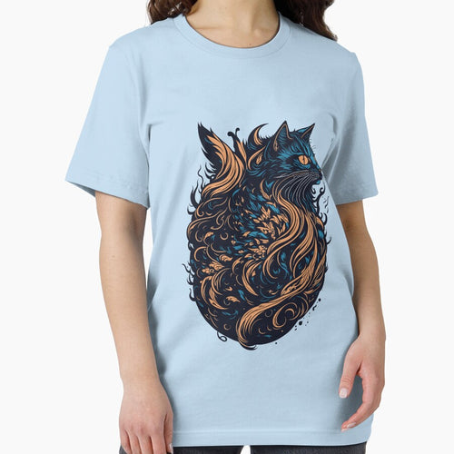 Abstract Cat Tattoo Design by NordicBadger
