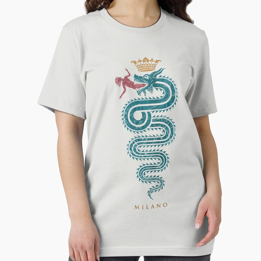 The Biscione of Milan - Vintage Color by Lidra Zehcnas