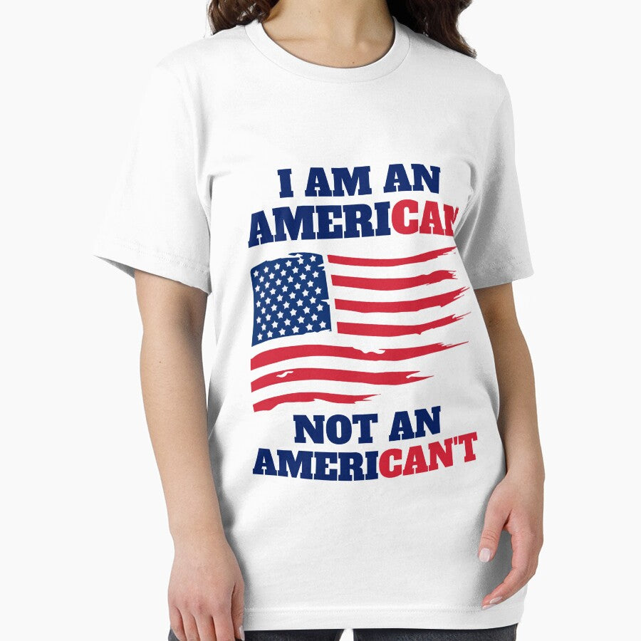 American not American't-I am an American not an American't-Patriot USA-American flag- by kingstorre