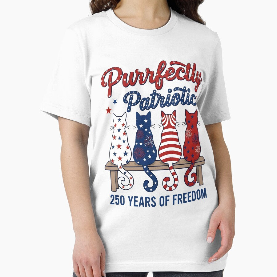 Purrfectly Patriotic Cats 250 Years Of Freedom America 250 by Mind-Drift