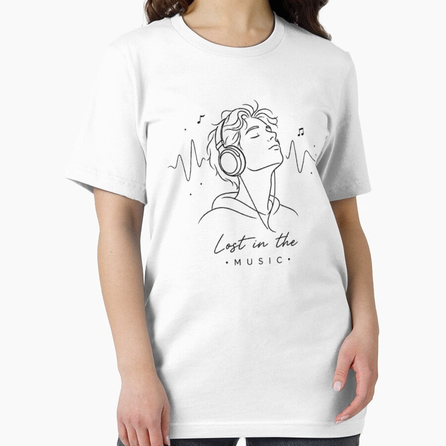 Minimal Music Festival Line Art Shirt – Live Loud, Lost in the Music, Front Row Energy Concert Design by Line-Mood1⭐️⭐️⭐️⭐️⭐️