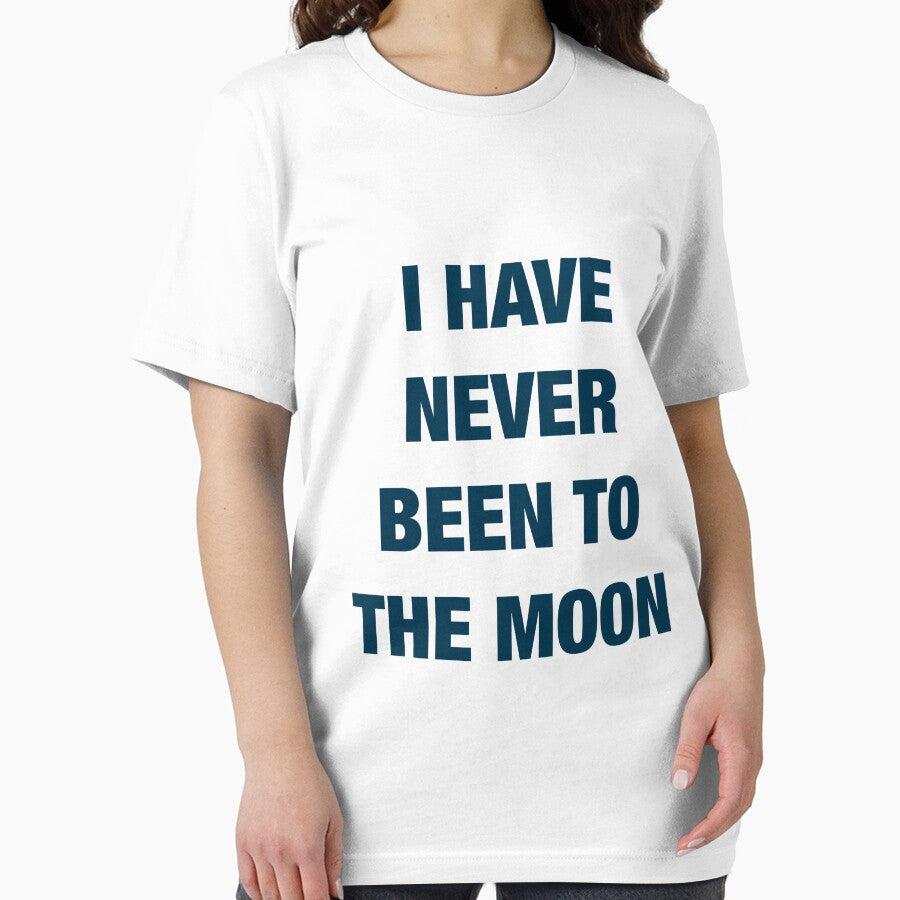 I Have Never Been To The Moon Souvenir T-Shirt by agligani