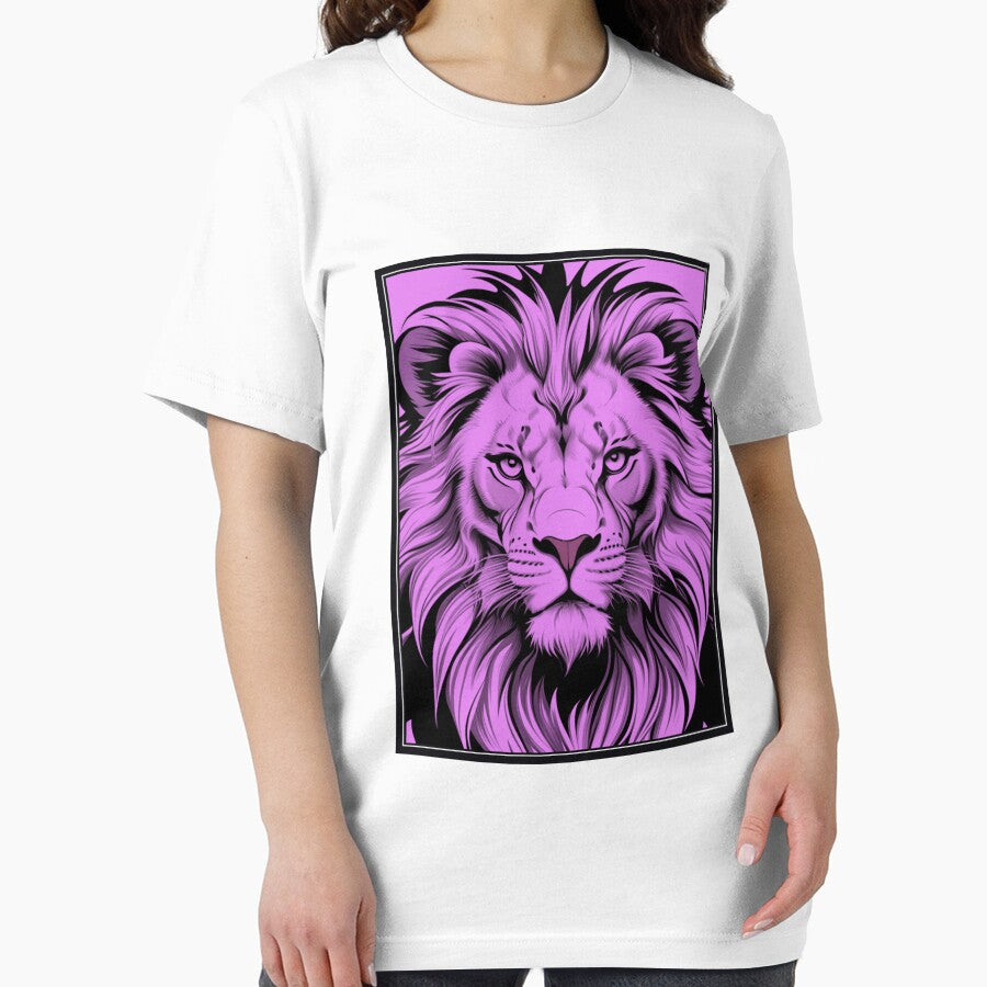 Pink Lion Illustration by NordicBadger