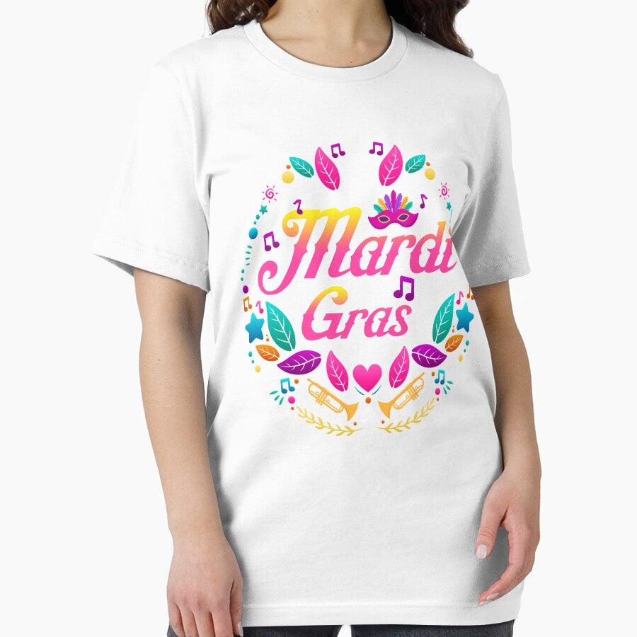Mardi Gras Mardi Gras trumpets round design by ANU911
