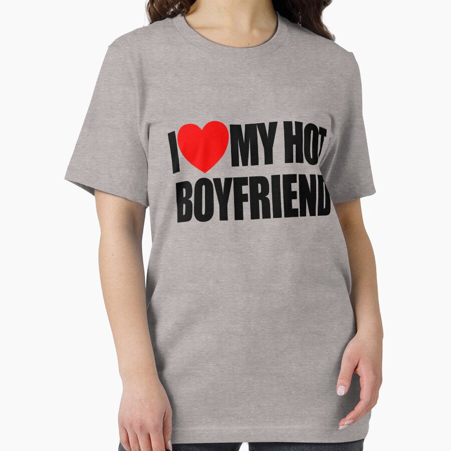 I Love My Hot Boyfriend Red Heart I Love My Hot Boyfriend Gear by DynamicDesign