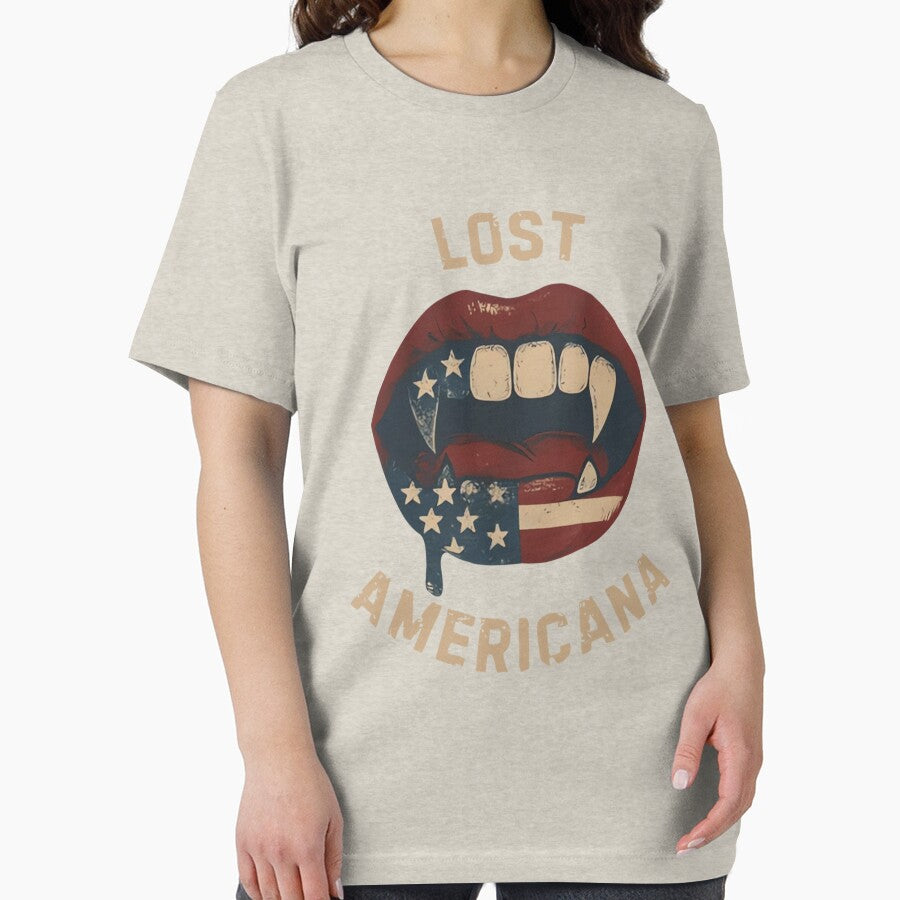 Vintage Lost Americana Vintage Vampire Patriotic Retro USA by PmindHalow
