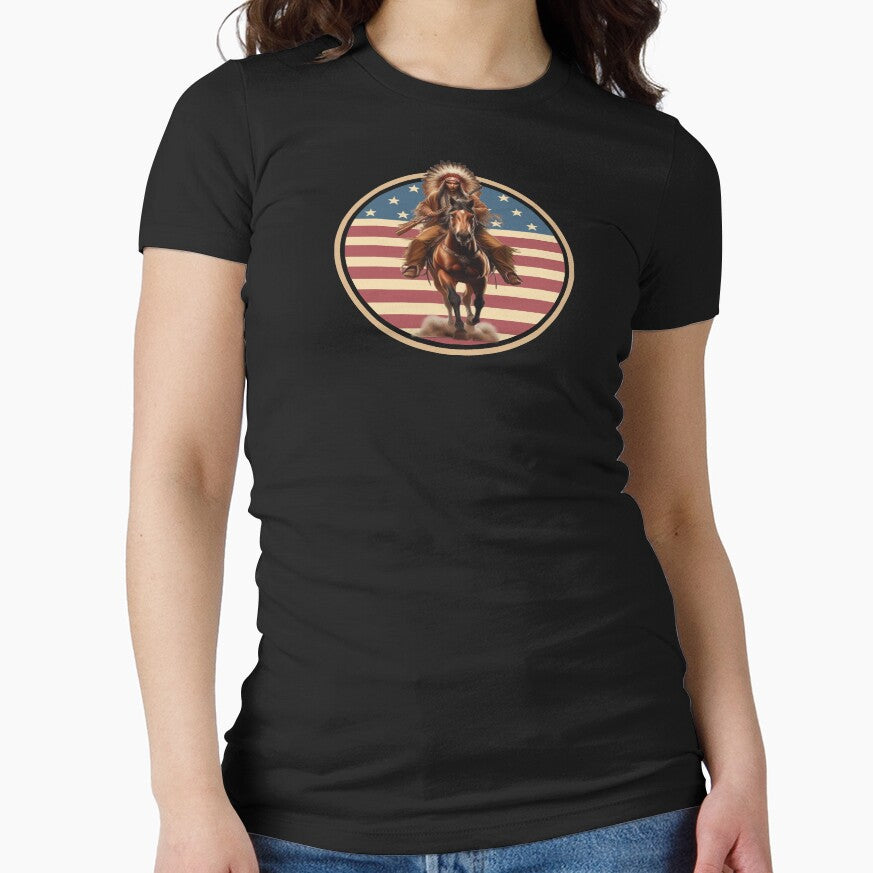 VINTAGE INDIAN BRAVE, HORSE, WESTERN ART, NATIVE AMERICAN by classic car craze