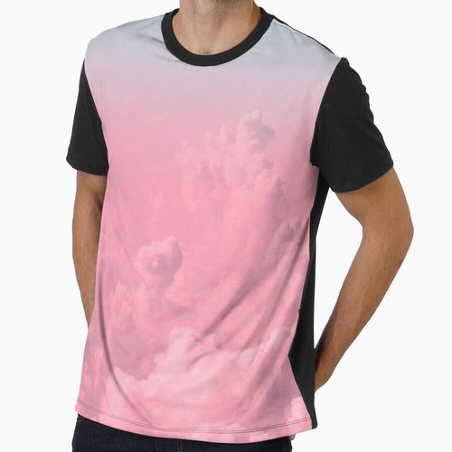 Aesthetic Cotton Candy Pink Gradient Cloud by durrahay