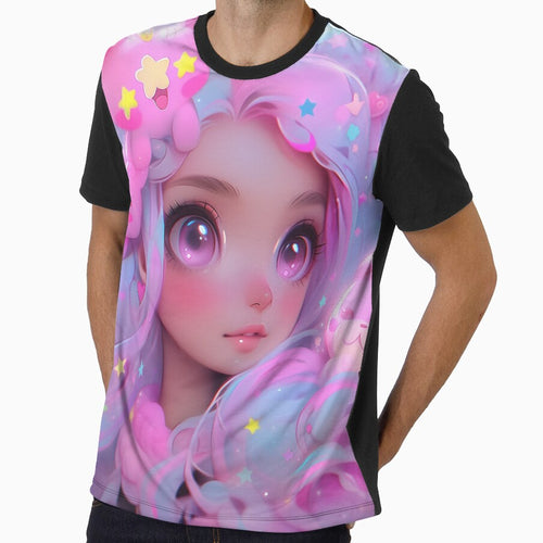 Adorable Soft Pink Anime Girl by bubblegoth