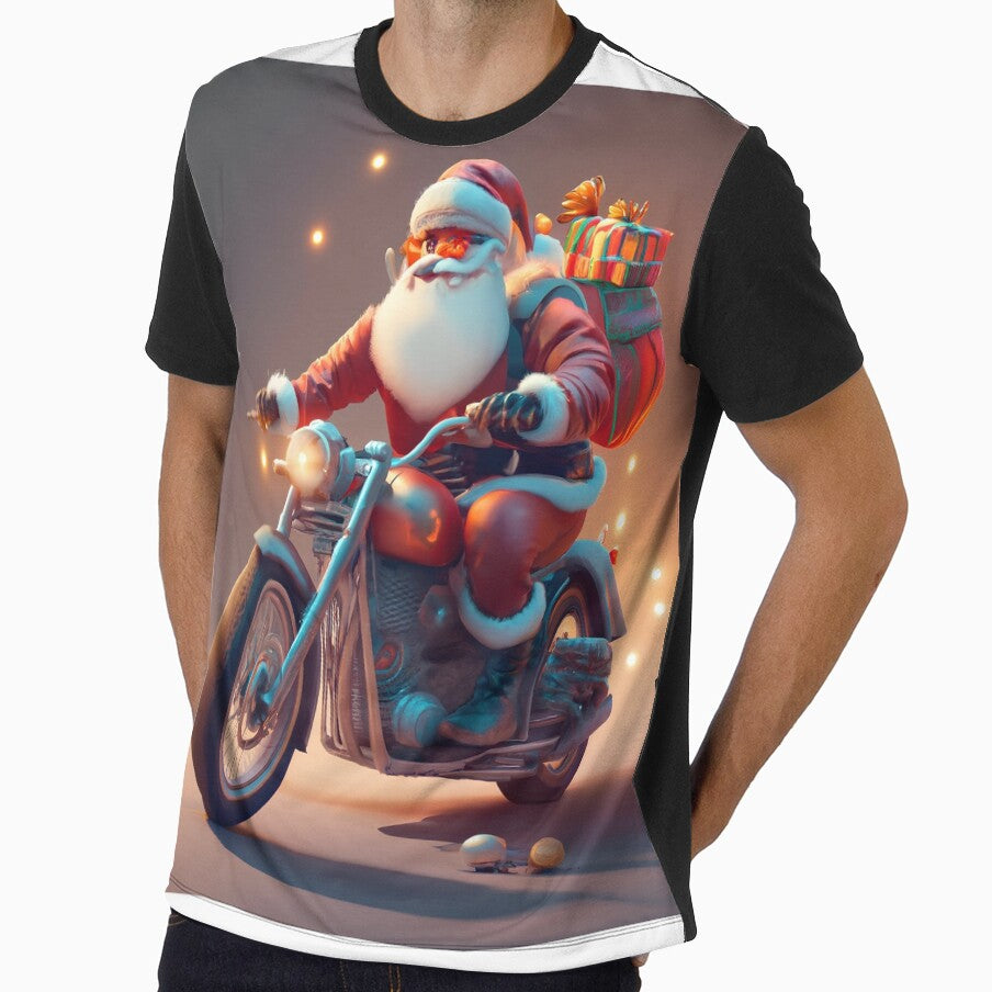 Santa Rider by SabyDigitalArt
