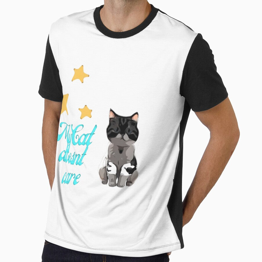 Unleash Your Inner Cat Lover with Our 'My Cat Doesn't Care' T-Shirt! by Puppy Paws