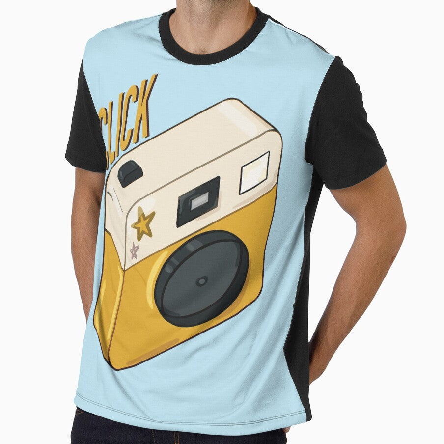 Click Cute Retro Camera Photography Art by Skull Fern