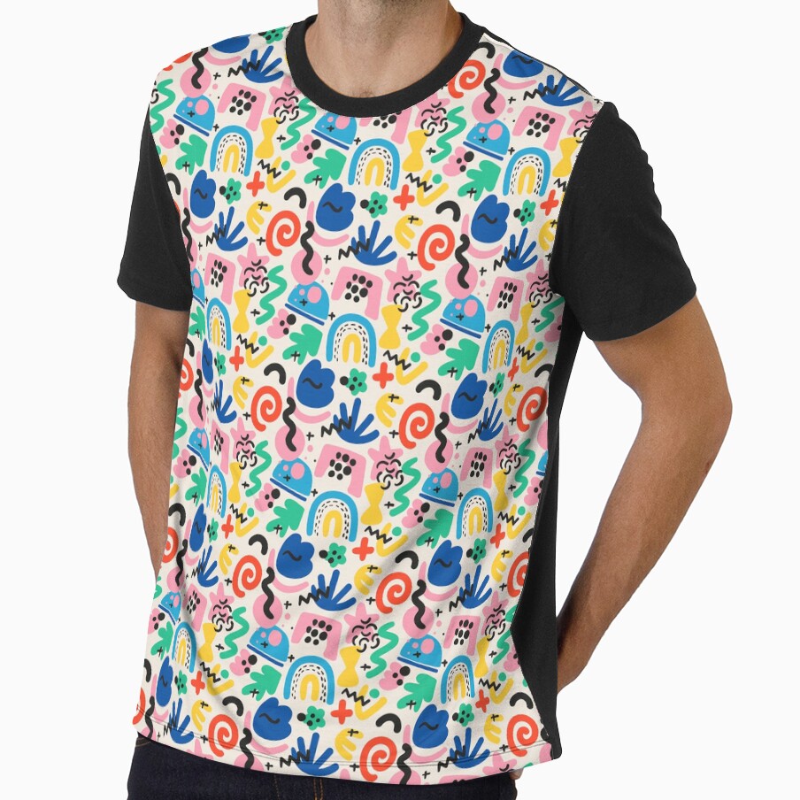 hand drawn abstract element pattern by Oonamin