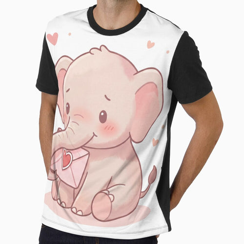 A Charming Baby Elephant - Sealed with Love by DigitfanStudio