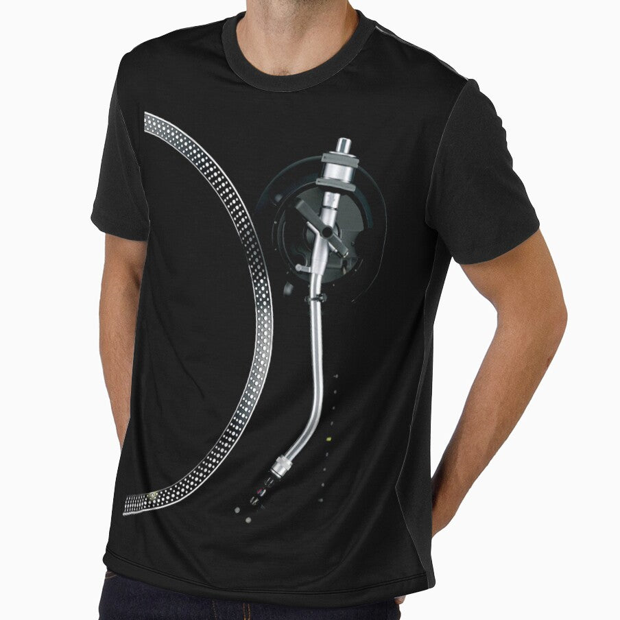 Turntable Tone Arm And Platter by savethetshirt