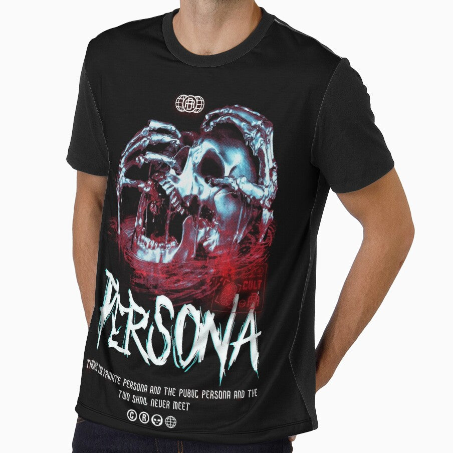 Persona - Scary eerie Skull by VaporwaveStreet