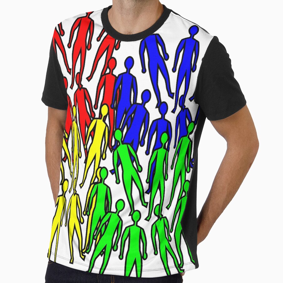 Multicolored Men by BernadetteG