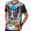 A Cartoon Dog's Morning Pick-Me-Up - A Cartoon Dog's Love for Coffee by WBP Mart