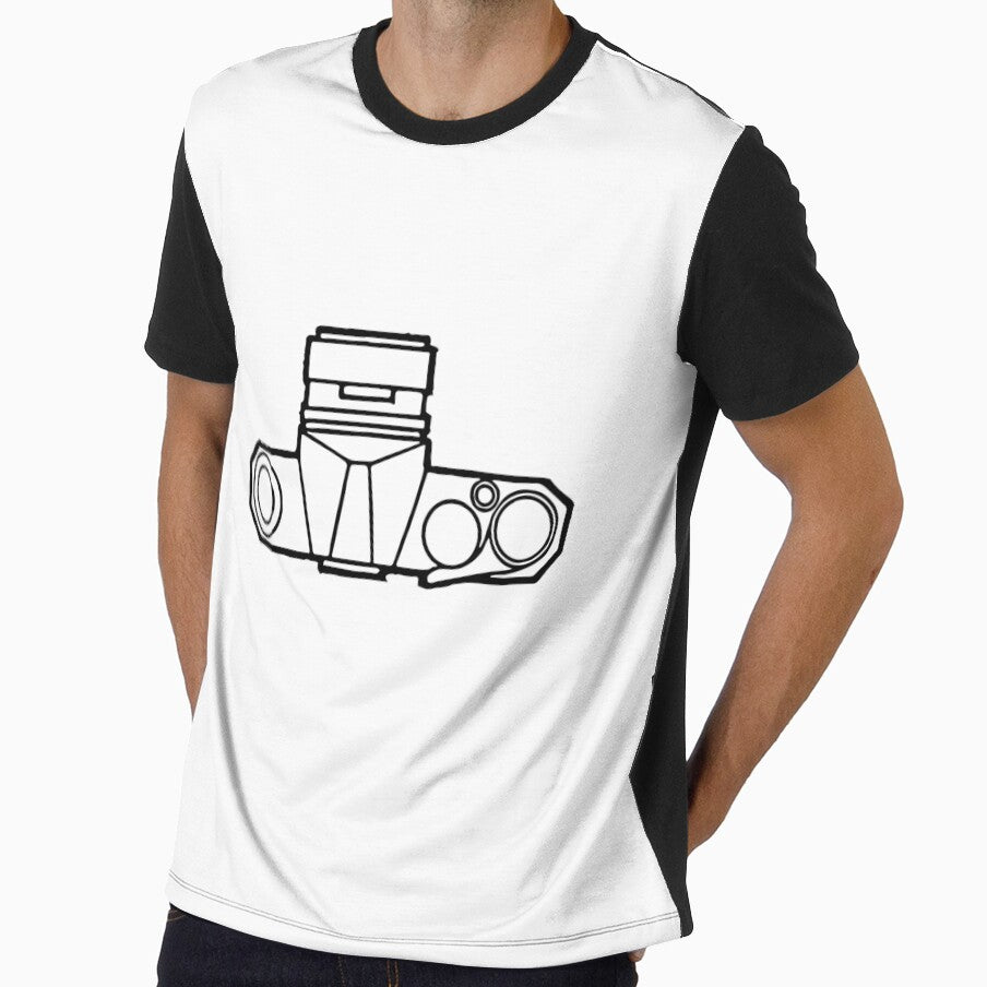 Camera Line Drawing #3 by Film Camera Nerds
