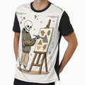 PAINTER | Minimalist Skeleton Streetwear Art by DEADLINE.