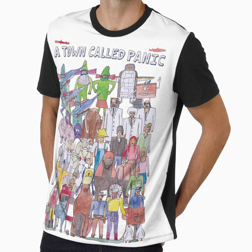A Town Called Panic Team Illustration by defuma