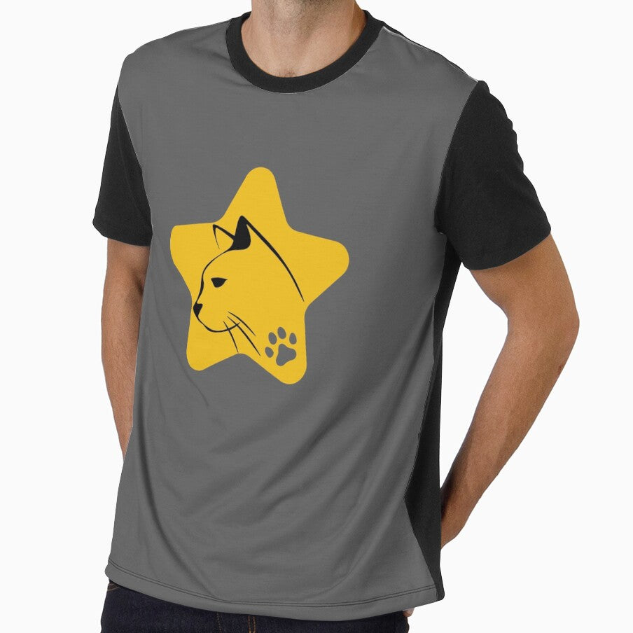 Cute cat custom graphic tshirt and apparel design by EmpiredesignCA
