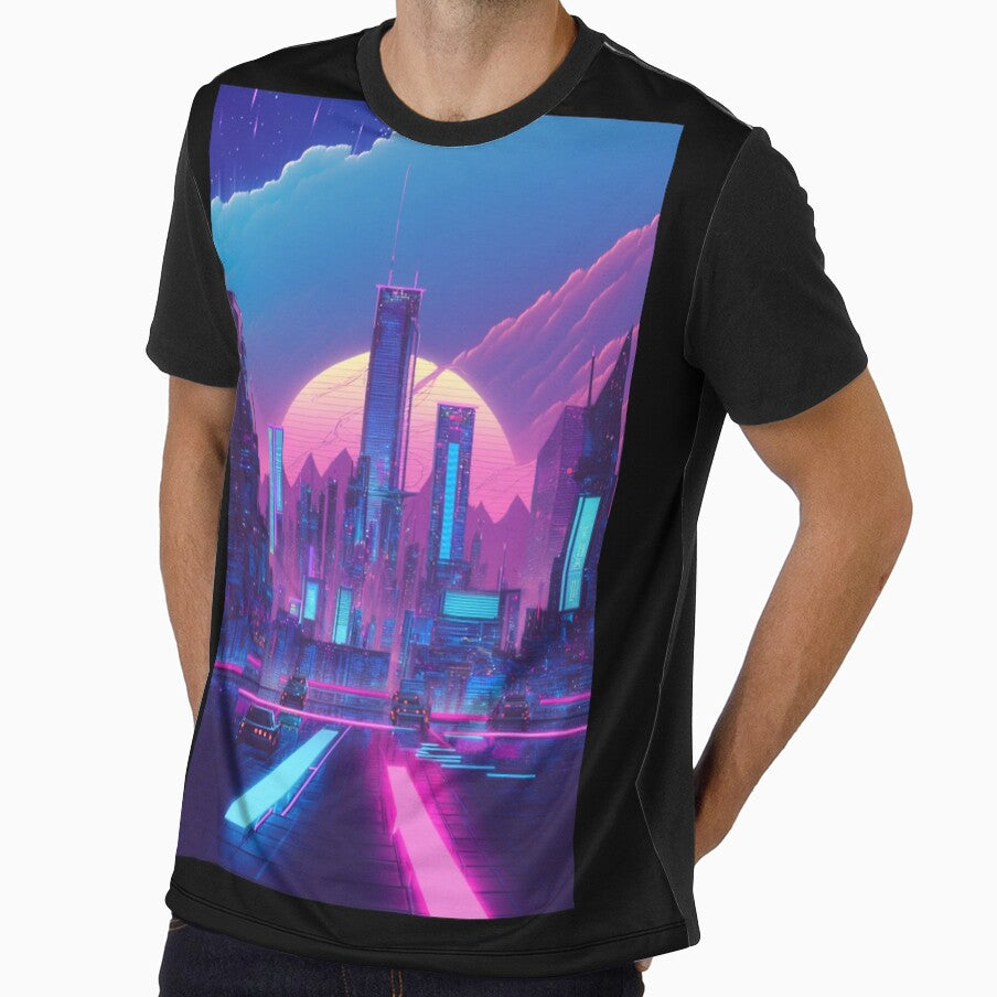 Synthwave night City by RESToRAPTOR