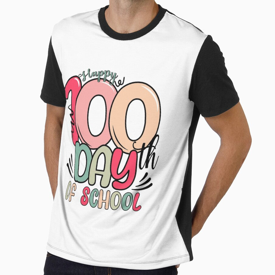 Happy 100 days of school for teacher or kids! Happy 100th Day of School Gifts Classic T-Shirt by Gift Windo