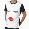 Red Mouth Women Summer Funny cool Red lips by ArtisticPen-art