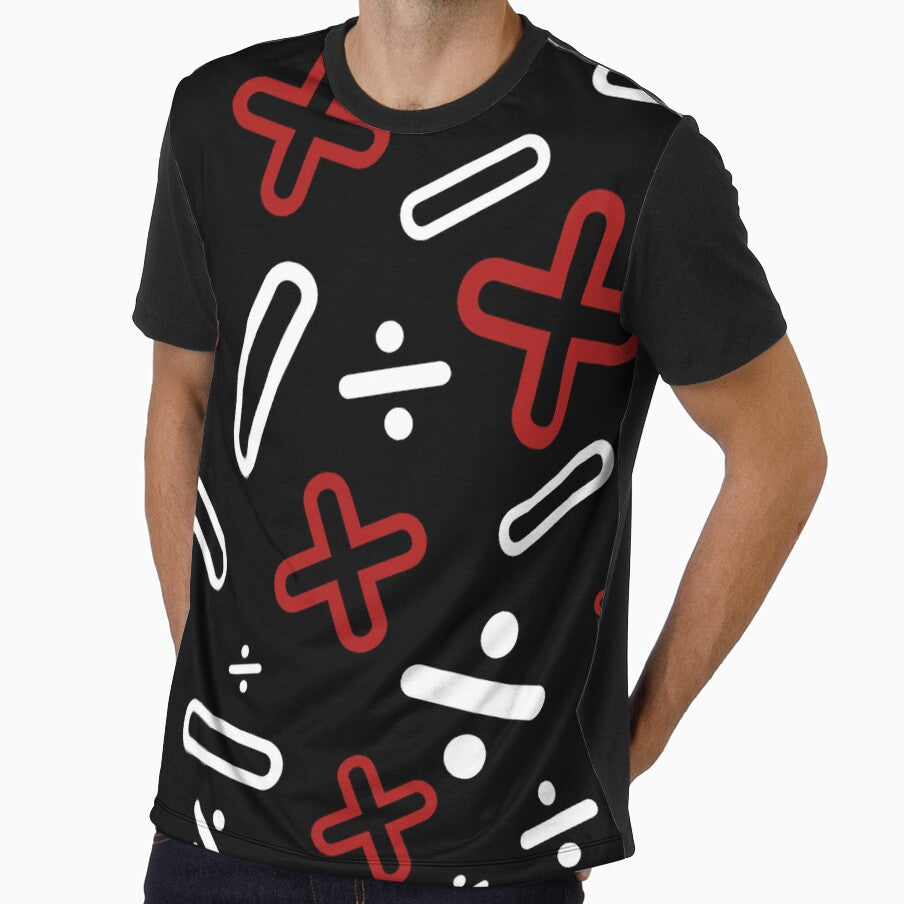 Red Black White Math Design by jaguarcliff