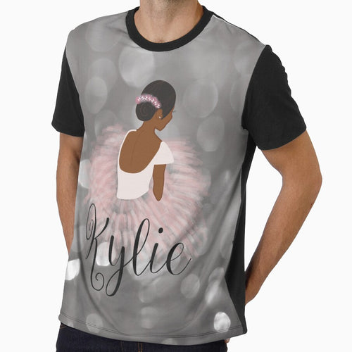 African American Ballerina Dancer Personalized Name KYLIE by umeimages