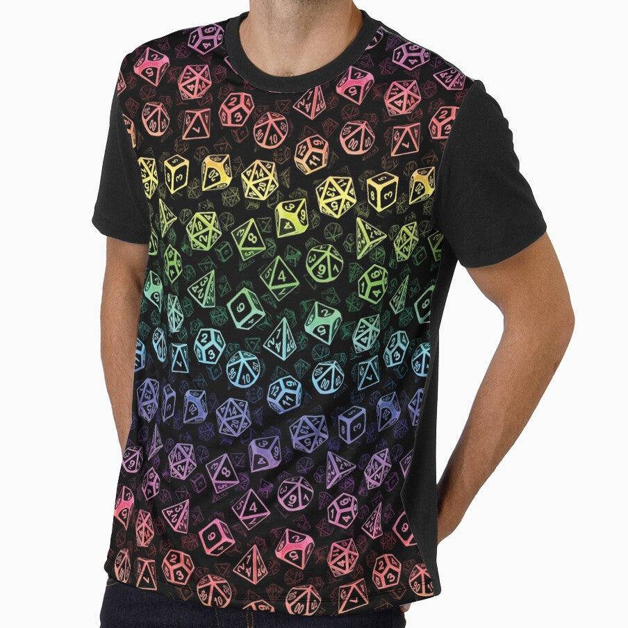 D20 Dice Set Pattern (Rainbow) by MaratusFunk