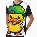 8-bit Pixel Duck Logo by ParfaitPrints