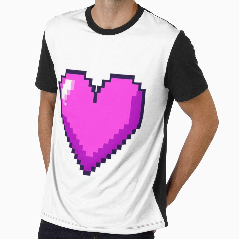 Retro Pixel Heart Sticker - Neon Gaming Icon by NeonNerd Studio
