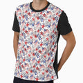 Patriotic Print on shower curtain, leggings, dress, phone cases, note books and more, by K.M. Creations