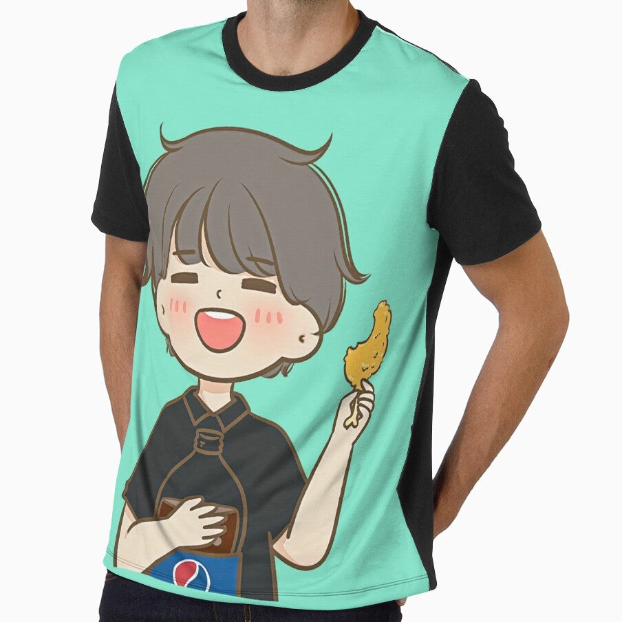 7 - Fast Food Boy, cute cartoon couples design for children, for family, for brother and sister or for best friends. by 2AcesDesign