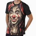 Crimson Hood Clown Portrait by Verademacedoart