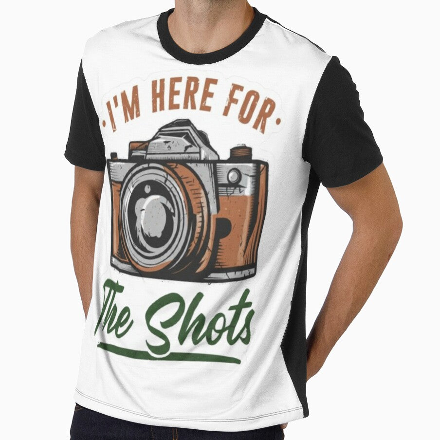 I’m Here for the Shots – Funny Camera Lover Sticker by Gurjeetpixelart