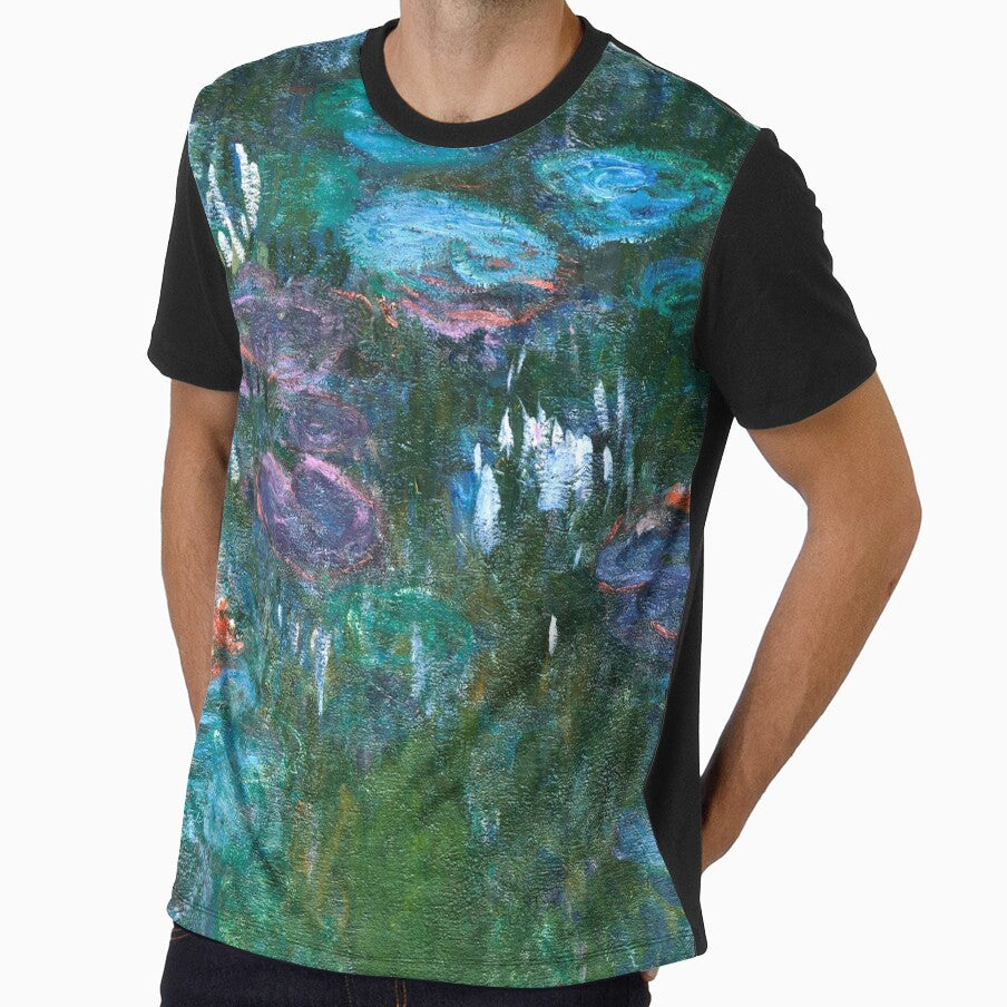 Dark Green Water Lilies Claude Monet, French Impressionist Painter by Jaydee001