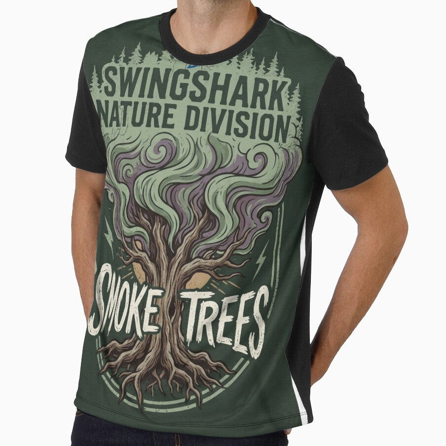 SwingShark Nature Division - Smoke Trees Gorpcore Streetwear by SwingShark