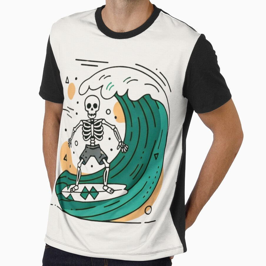 SURFING | Minimalist Skeleton Streetwear Art by DEADLINE.