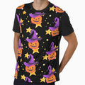 Pumpkin Stars Halloween Pattern by BettySpicer