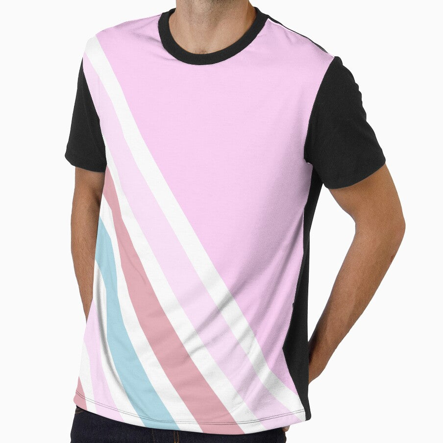 Cotton Candy Diagonal Stripes by Dreaming-Cocoon