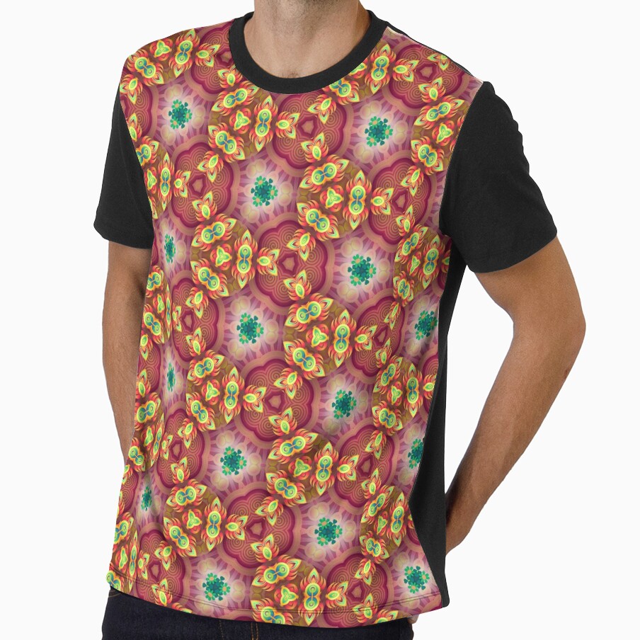 multi-colored colors violet red seamless colorful repeat pattern by Abrahamjrnd