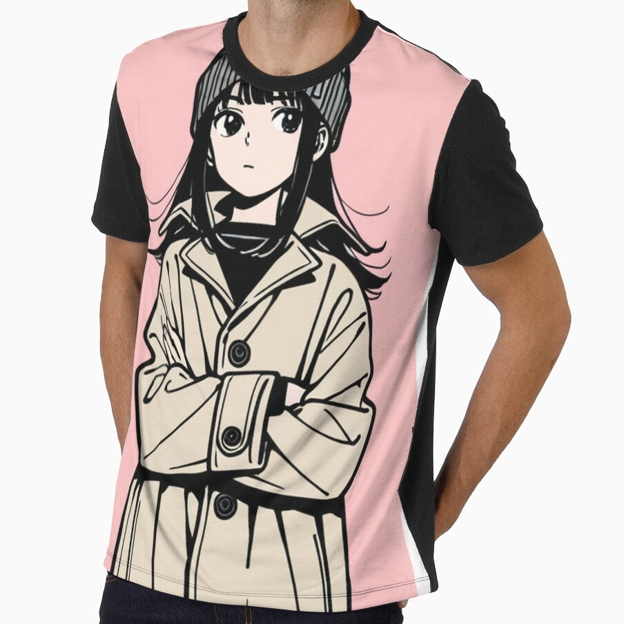 Fashion - Man in Black Trench Coat Beanie Streetwear Anime Variant 2 by AnimeShin