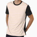 Aesthetic golden stripes in pastel pink -  Elegant and minimalist by windcolors